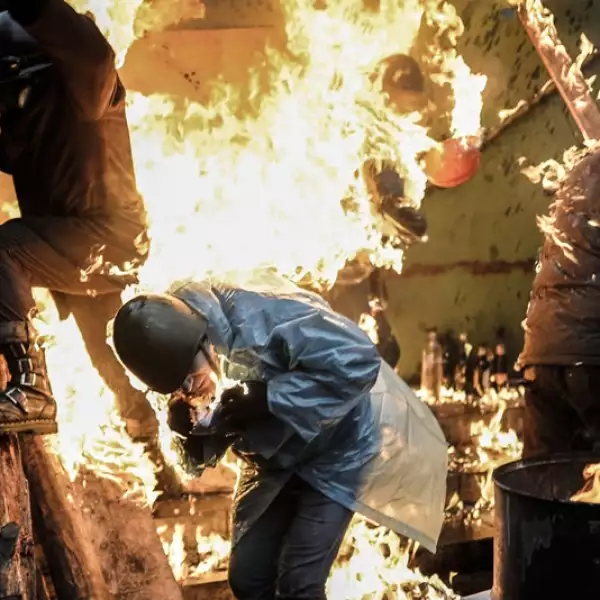 Protestas contra el gobierno en Ucrania
