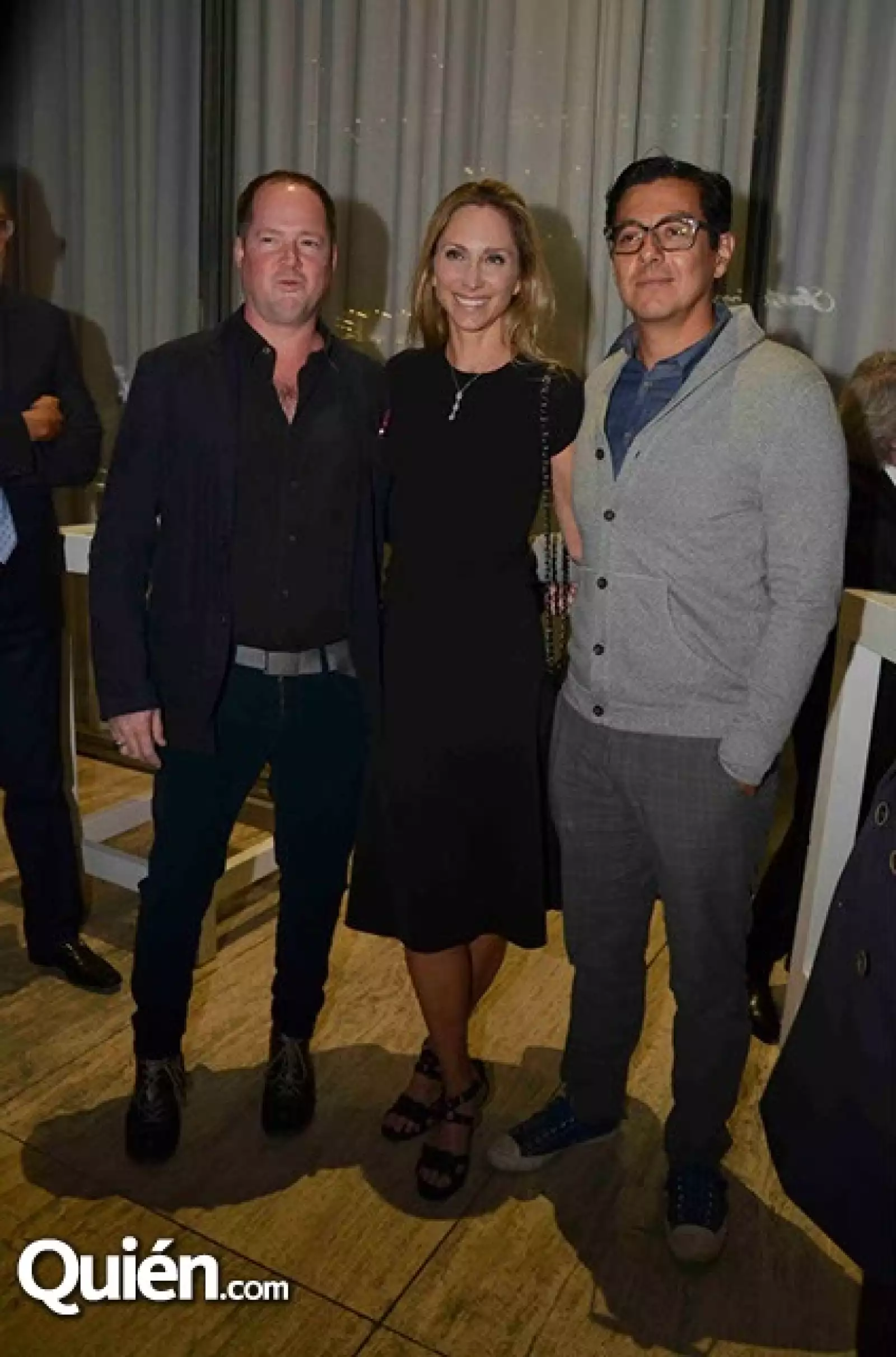 Jeremy Green,Francoise Lavartu y Armando Huerta.