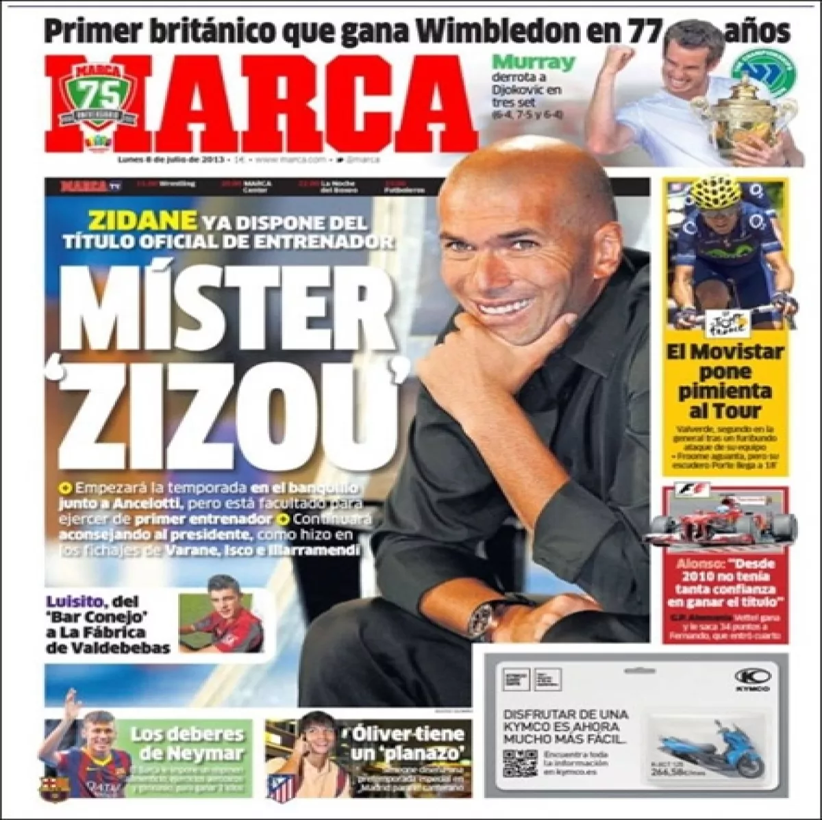 Esta fue la primera imagen que subió la conductora.