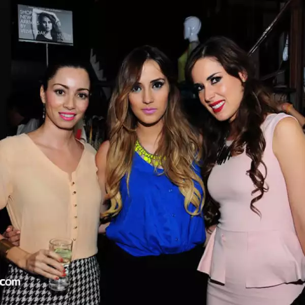 Fabiola Paredes, Michelle Muñoz y Fernanda Rivas