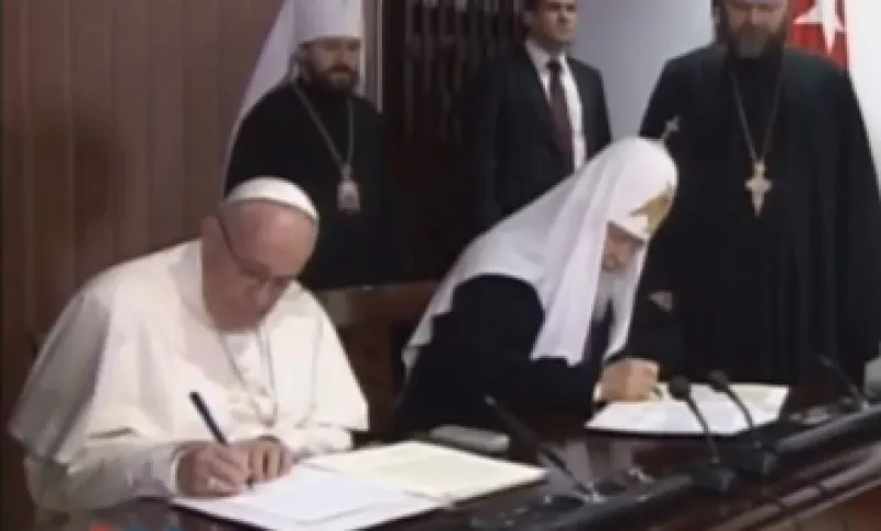 Los líderes religiosos firmaron un acuerdo tras la reunión de este viernes. (Foto: Especial)