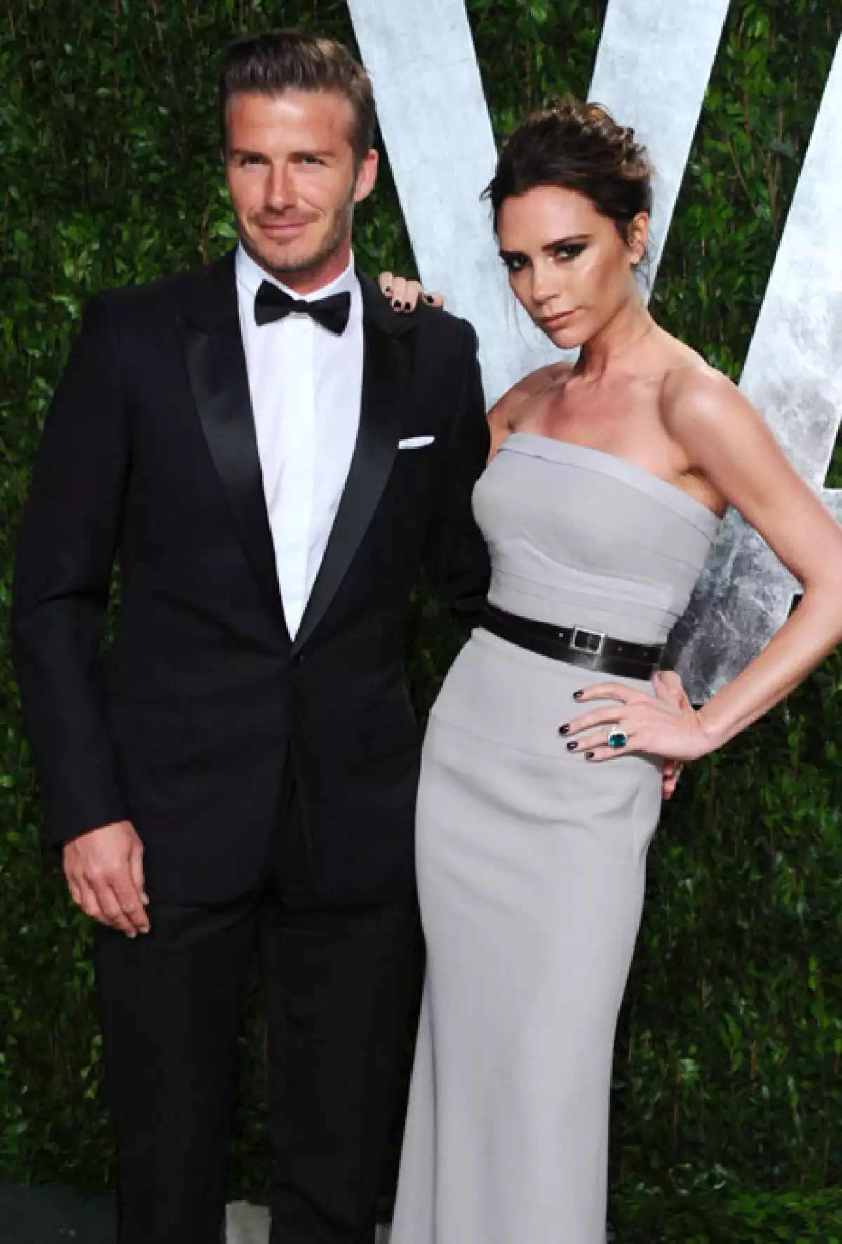 Mr y Mrs Beckham fueron una de las parejas más atractivas de la noche.