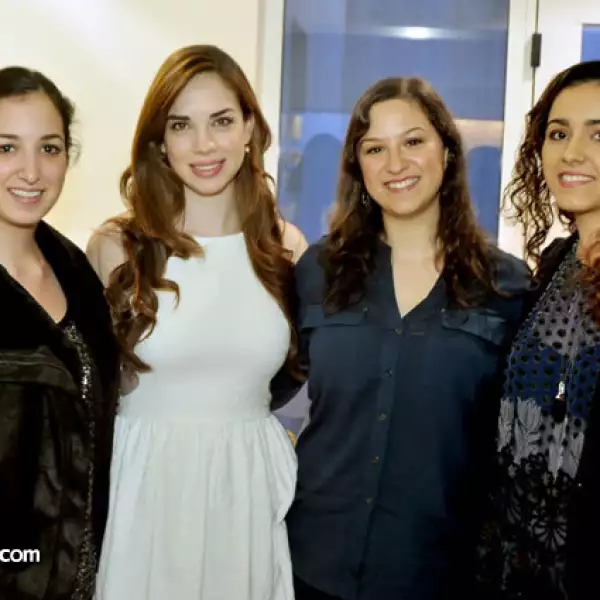 Alejandra Tafich, Priscila Ruíz, Elisa González y Rosana Lamadrid
