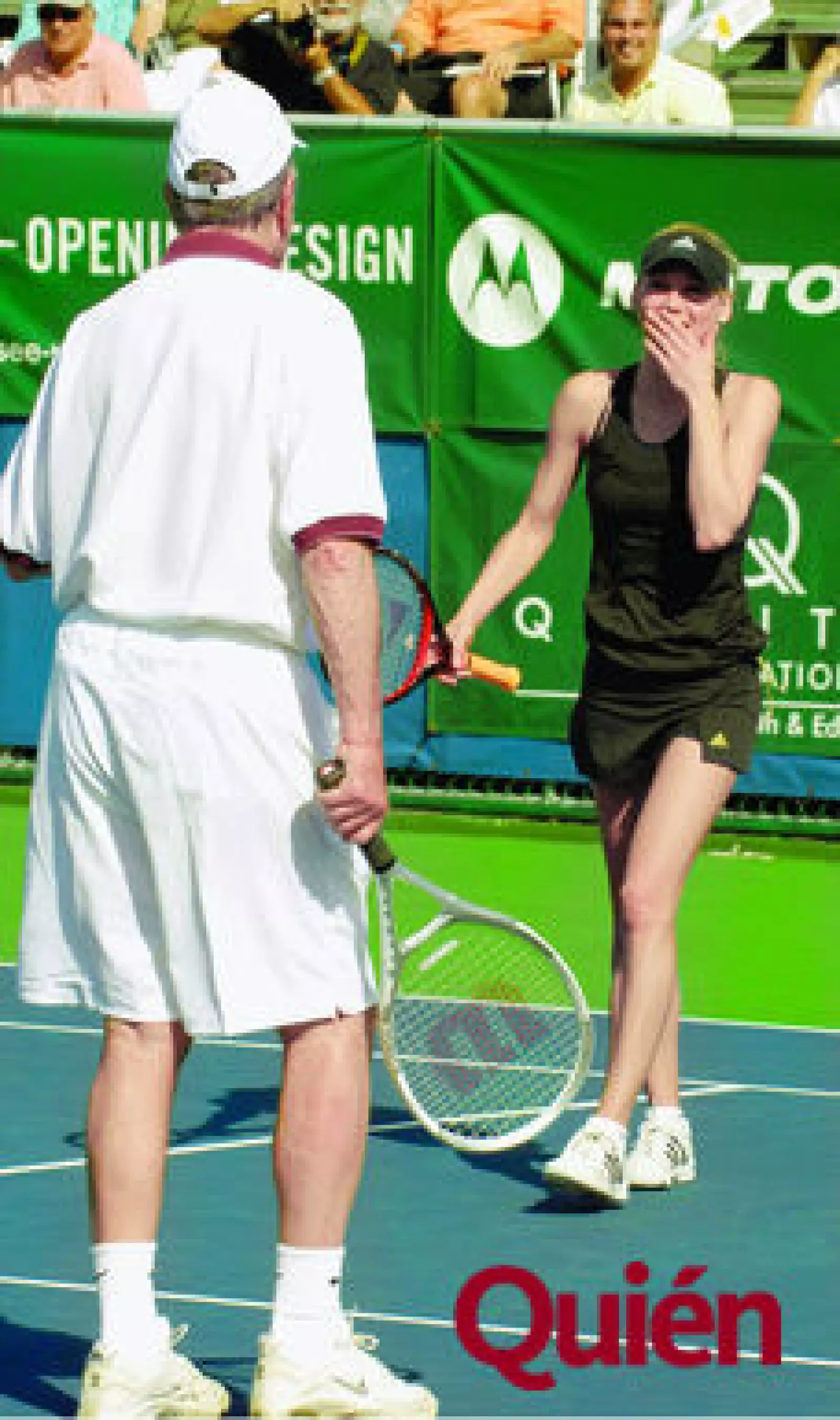 Anna Kournikova, George Bush