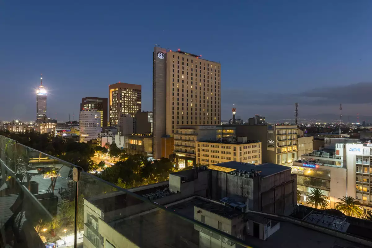 (Vista desde un departamento de la CDMX)