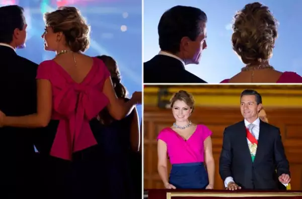 Su maquillaje y peinado complementaron con formalidad la imagen de Angélica para la noche.