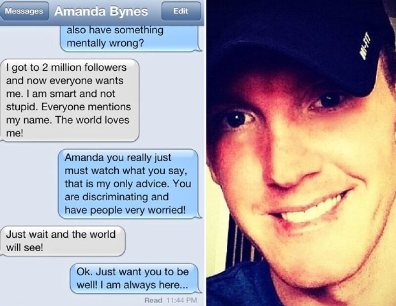 La supuesta conversación que tuvo Amanda con Jonathan.