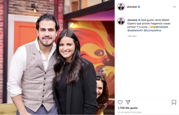 Andrés Tovar y Maite Perroni