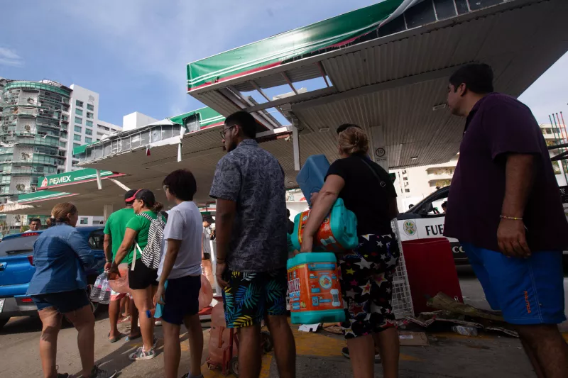 Aftermath of Hurricane Otis