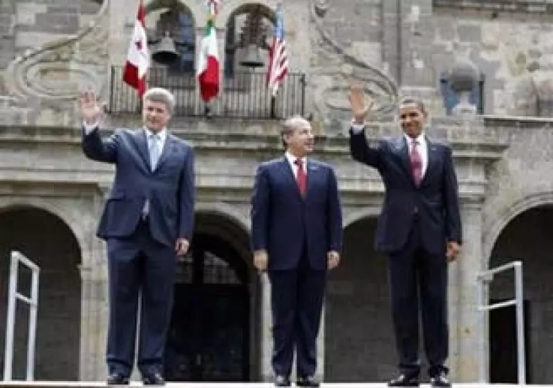 La cumbre trilateral reunió en Guadalajara a los mandatarios de Estados Unidos y México y Canadá. (Foto: Reuters)