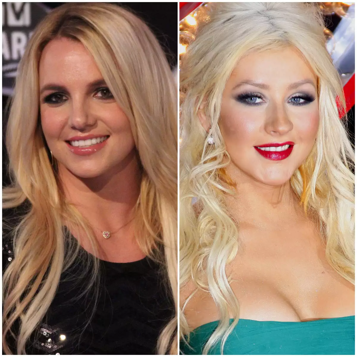Britney Spears y Christina Aguilera
