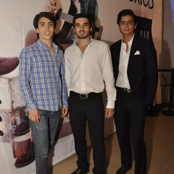 Santiago Sainz, Miguel Ramírez y Alfredo López