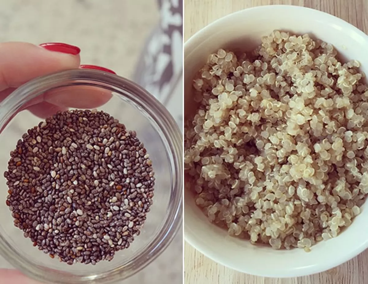 "Las superfoods que más recomiendo son el amaranto, la quinoa, la chía, el polvo de maca, la espirulina y la moringa."