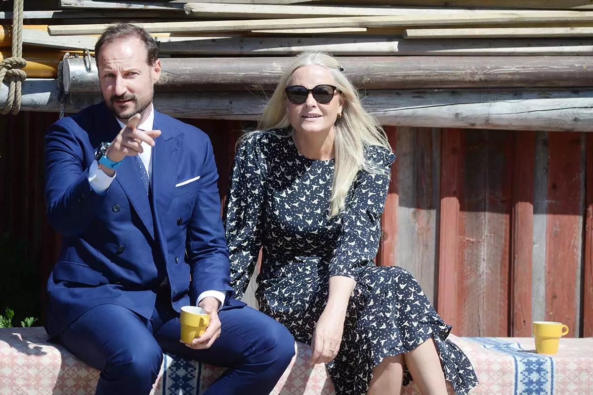  Príncipe Heredero Haakon y la Princesa Heredera Mette-Marit  de Noruega