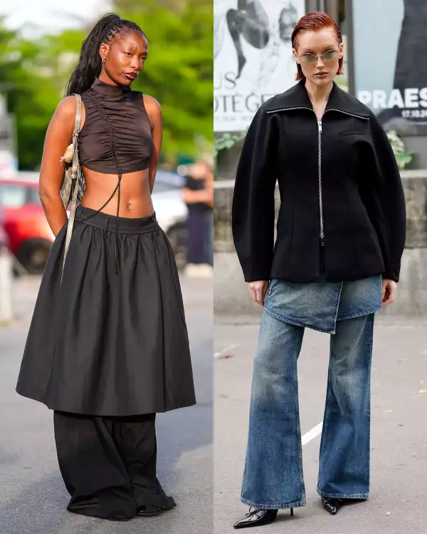 La prenda perfecta para elevar tu godín interior: faldita pantalón al estilo Kaia Gerber.