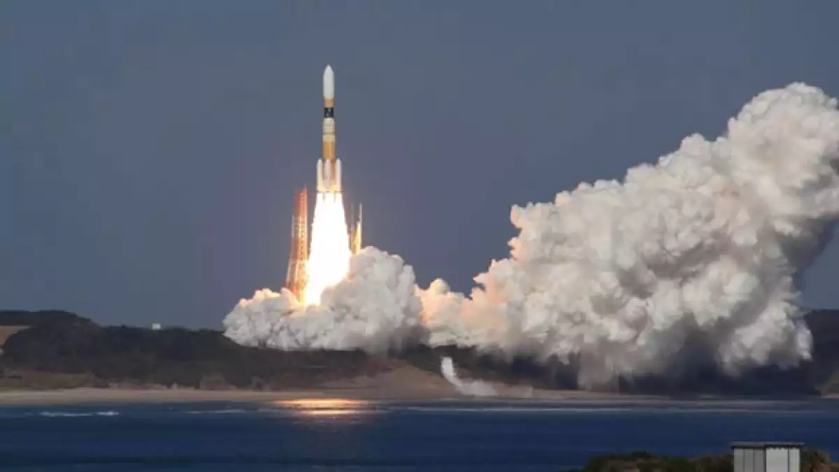 lanzamiento de cohete japones