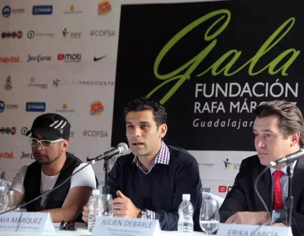 Mario Sandoval, del grupo Lu; Rafa Márzquez y el ejecutivo hotelero Julien Debarle.