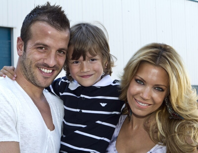 Rafa, Sylvie y su hijo Damián.