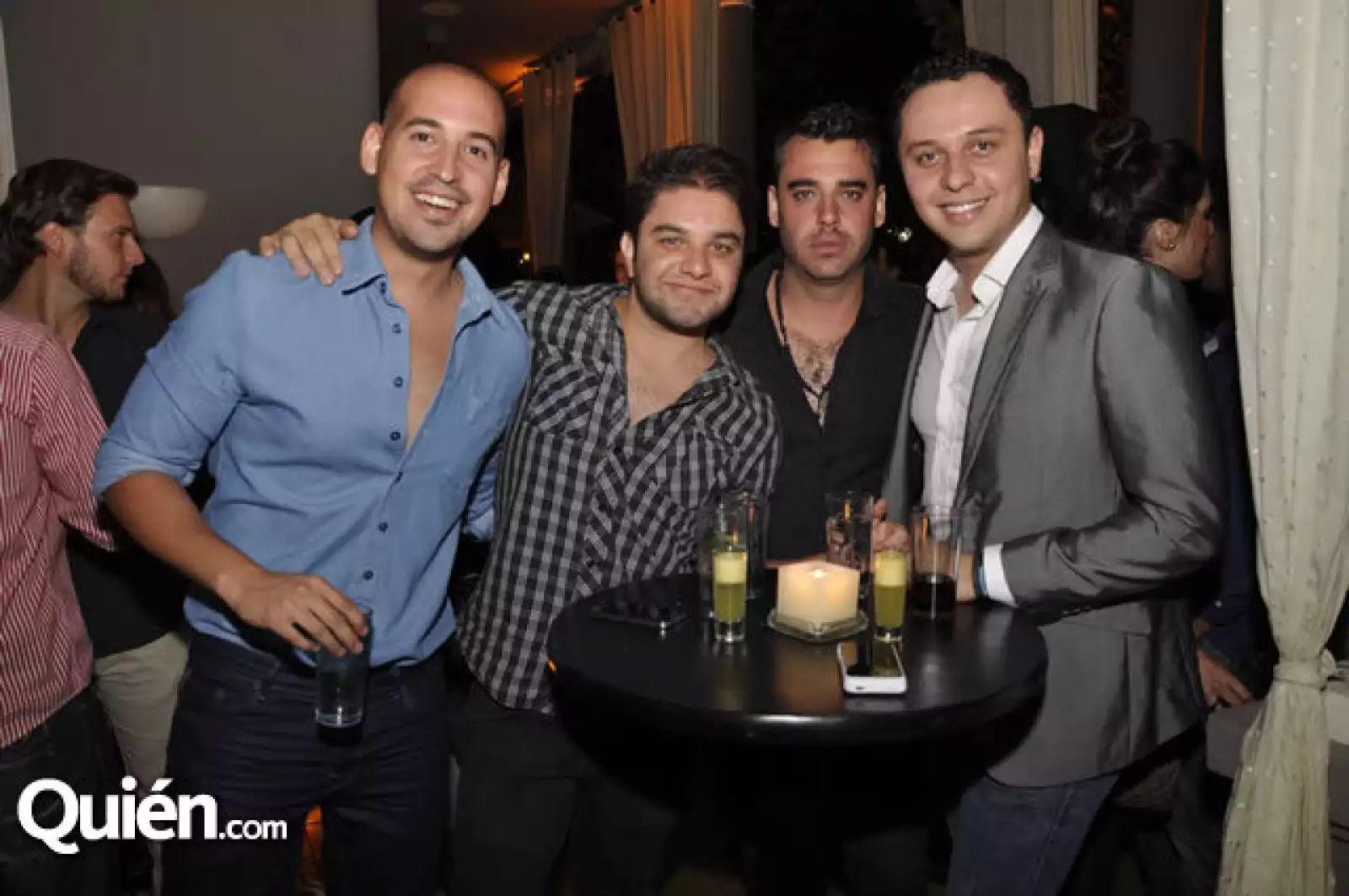 Jaime Preciado, Carlos Santana, César Carrillo y Arturo Ortega