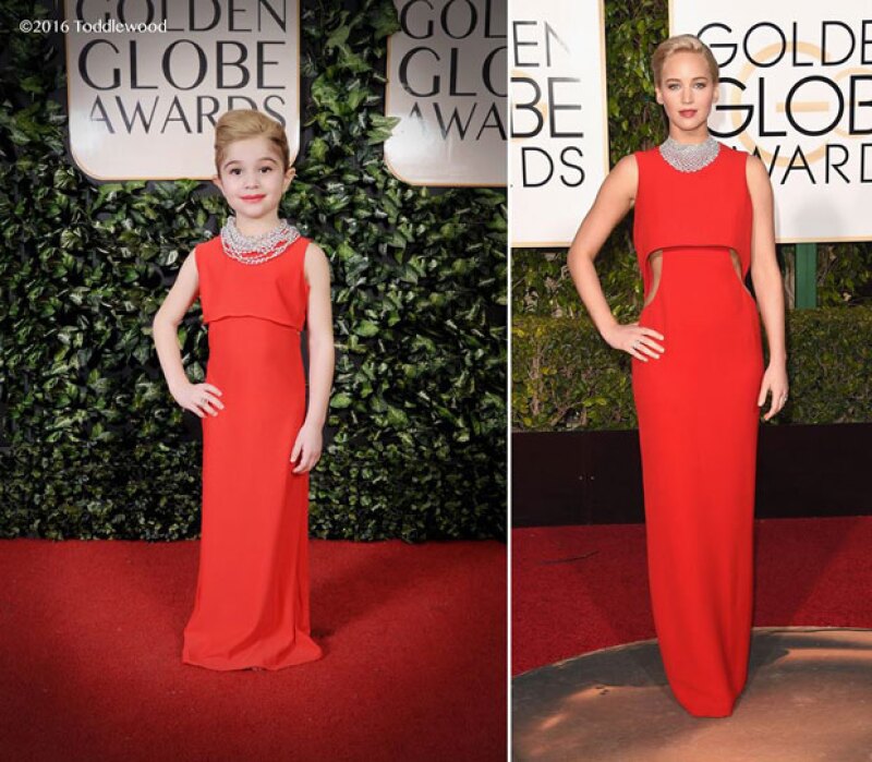 La fotógrafa neoyorkina representó los looks de las celebs en los Golden Globes con niños, cuestión que se ha robado los corazones en internet.