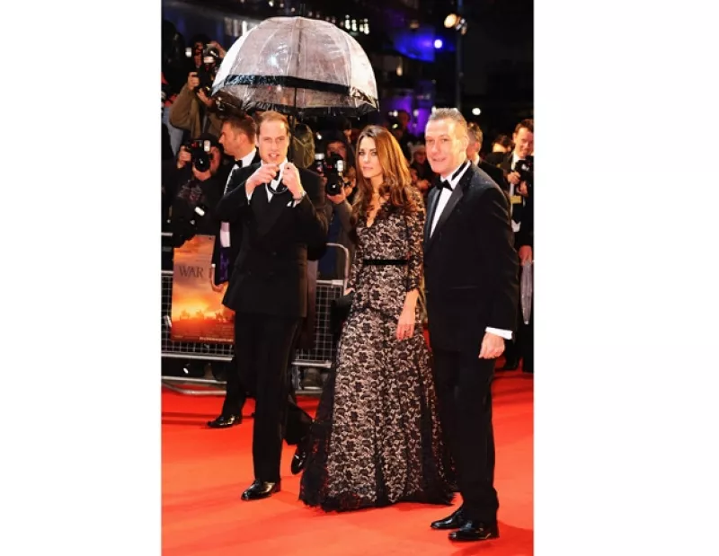Los Duques de Cambridge acudieron al estreno de la película ‘Wars Hourse', dirigida por Steven Spielberg.