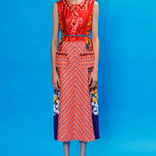 Un estilo patchwork de muestra en la colección Resort 2013.