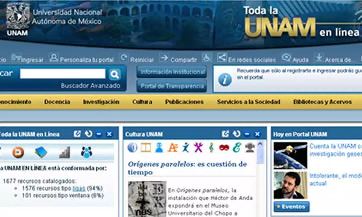 En el sitio web, los interesados podrán estar en contacto con profesores e investigadores de la UNAM. (Foto: Sitio de la UNAM)