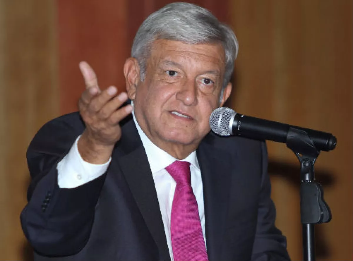 Andr�s Manuel L�pez Obrador en conferencia de prensa