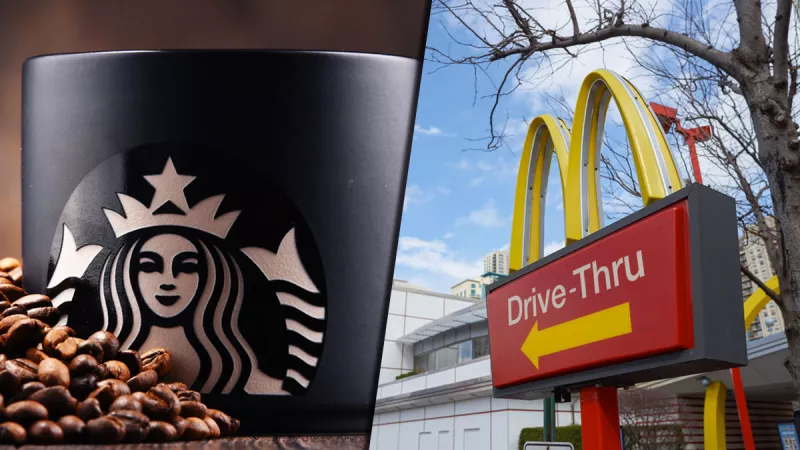 Starbucks y McDonald's
