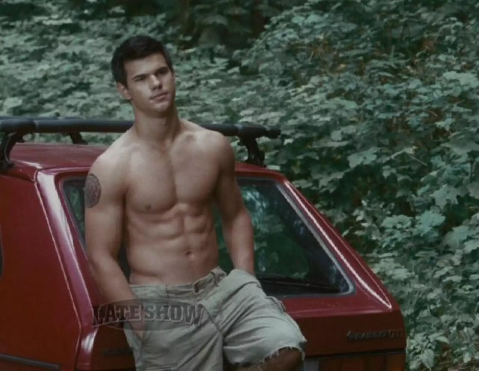 Taylor Lautner en una escena de la película Eclipse.