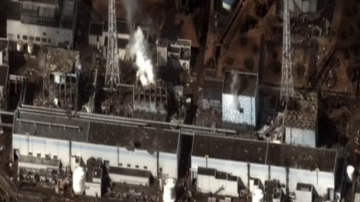 imagen satelitan de la planta nuclear fukushima
