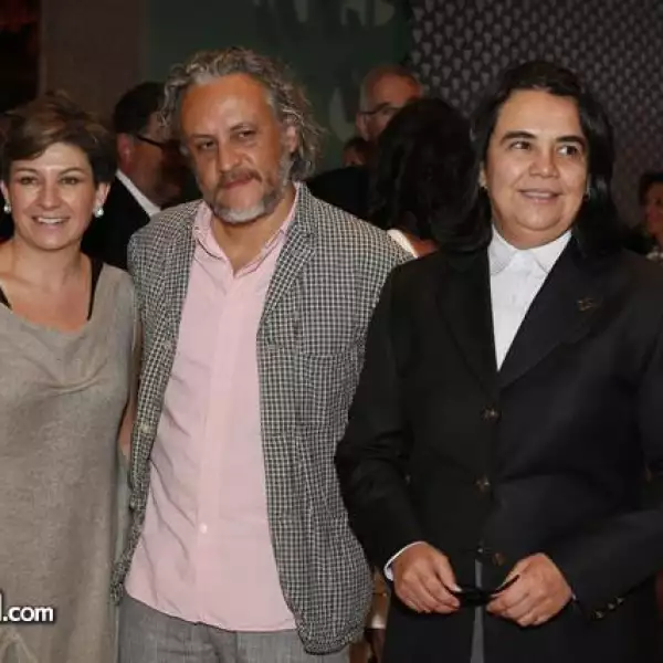 Carmen Cuenca,Gabriel Orozco y Consuelo Sáizar