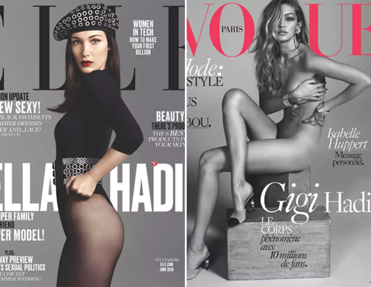 Mientras que la mayor de las Hadid ha sido la 'cover girl' de muchos títulos, jamás ha posado para la versión estadounidense de ELLE.
