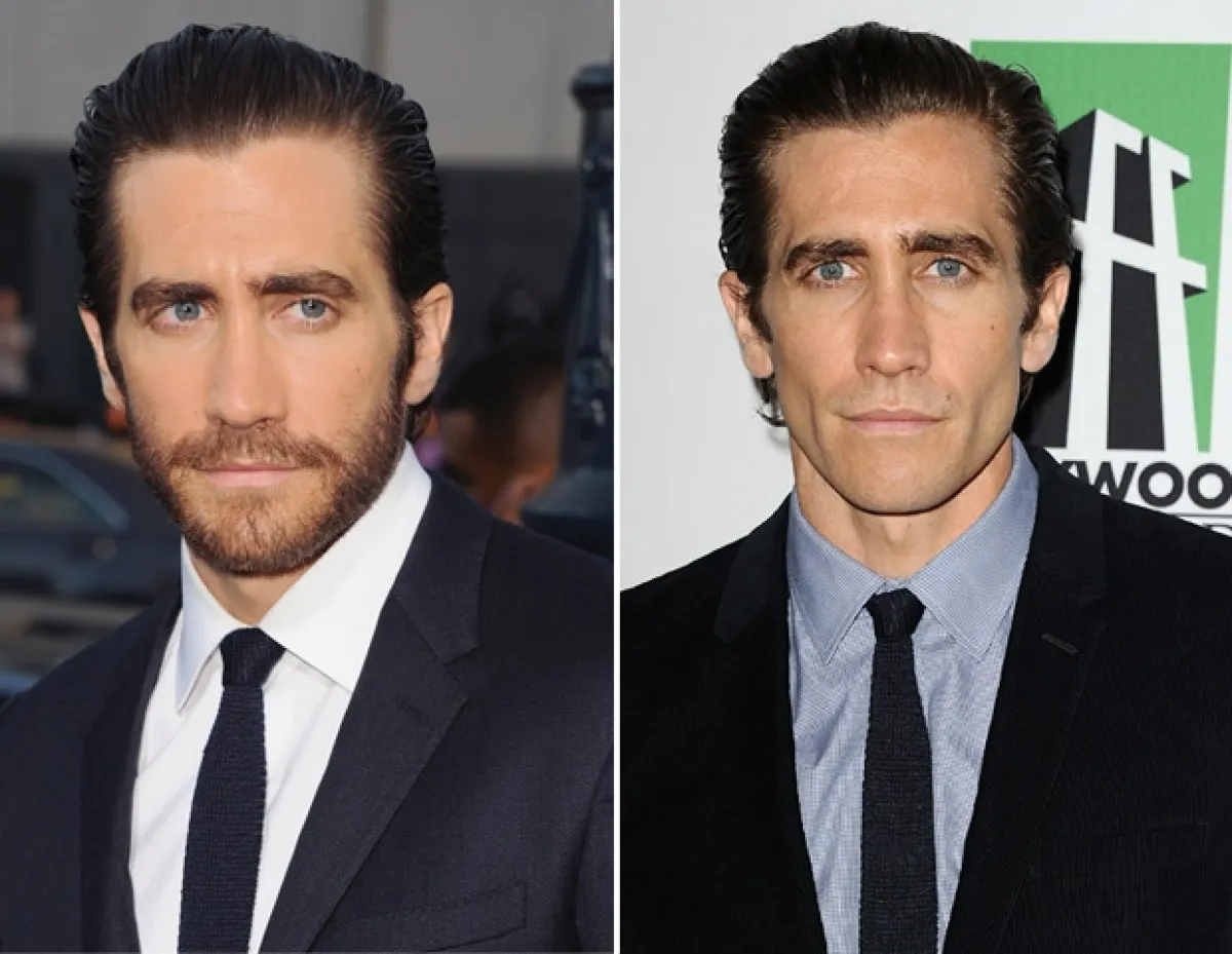 El actor se presentó a mediados de septiembre en la premiere de "Prisoners" con su barba y peso regular. Pero el lunes, en una gala, lució mucho más delgado.