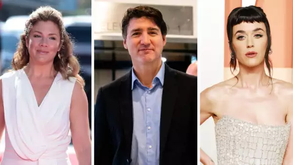 Sophie Grégoire, Justin Trudeau y Katy Perry