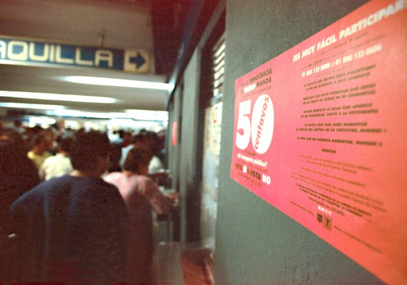 Consulta precio de boleto del Metro