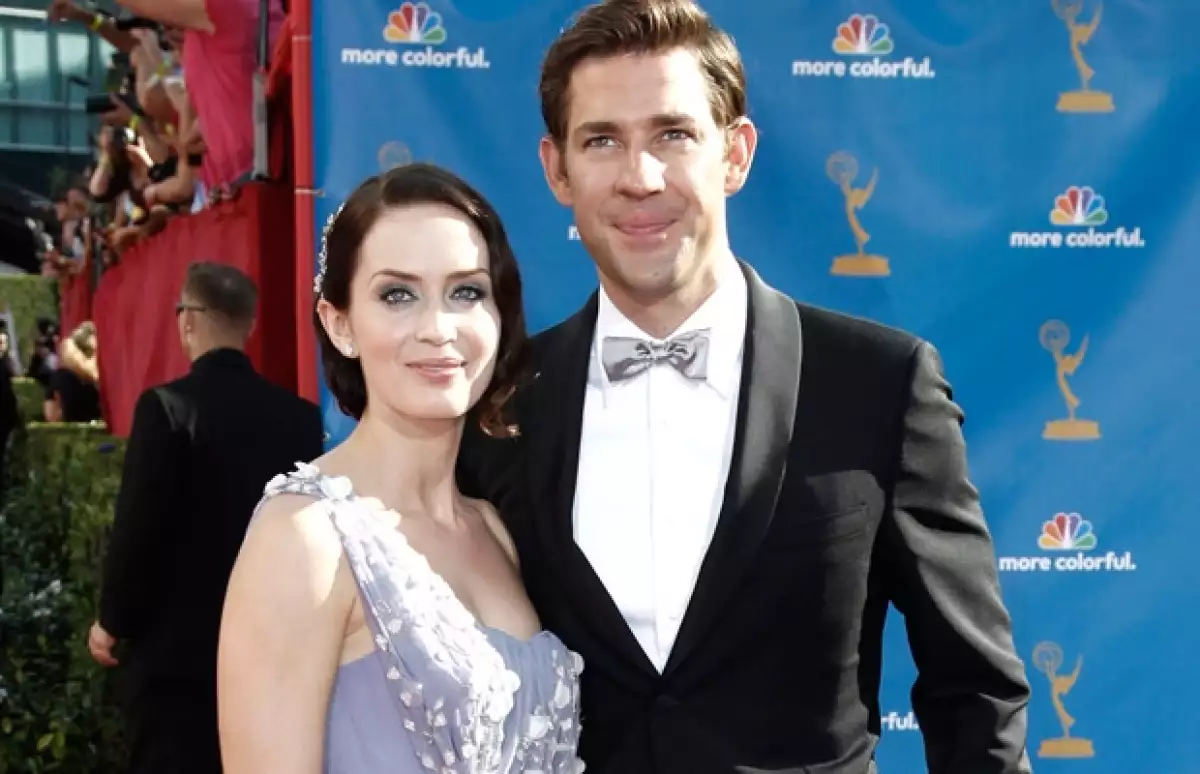 Emily Blunt y John Krasinski.