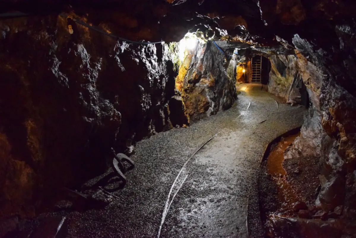 Mine Tunnel and Tracks