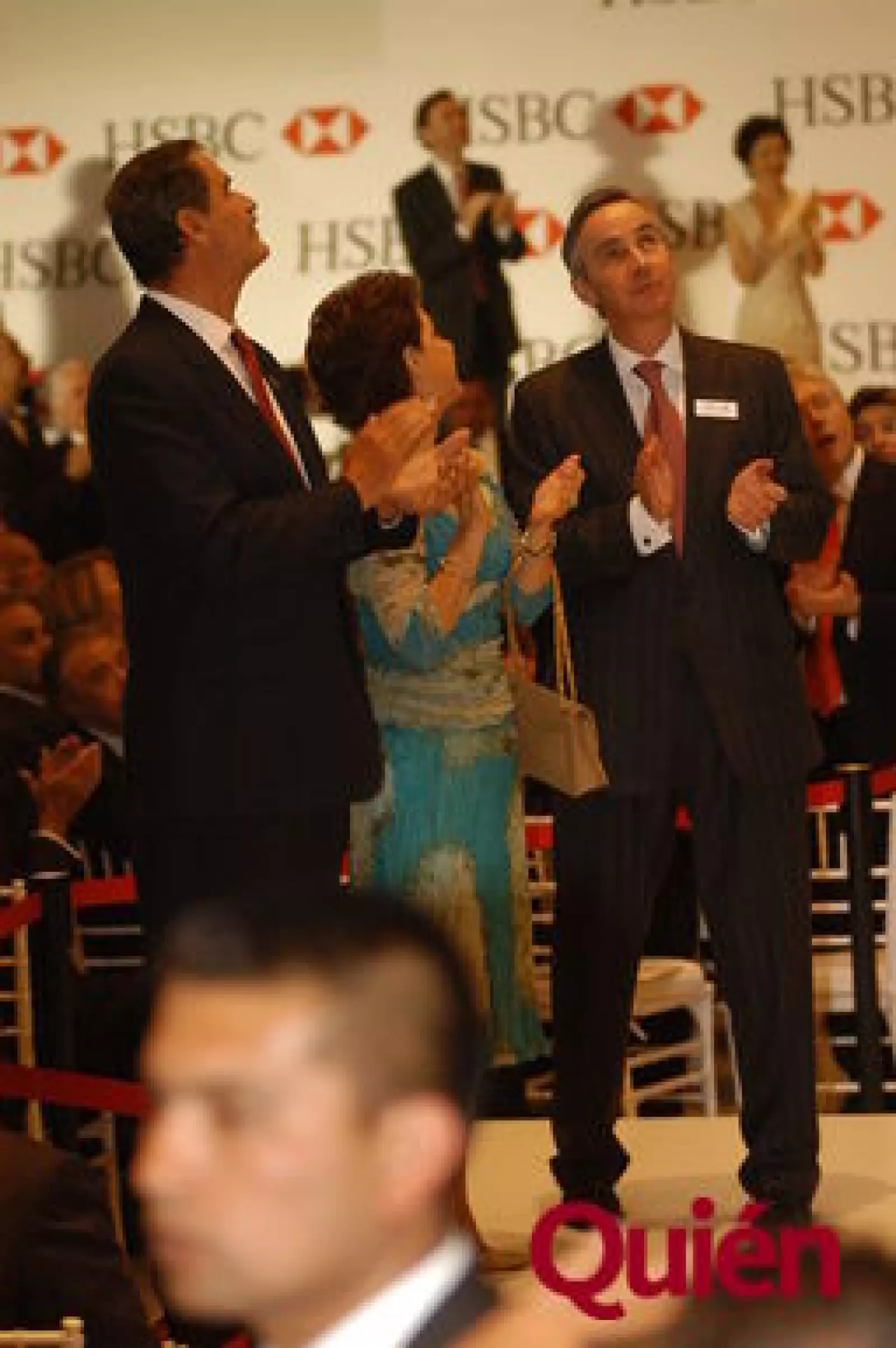 Vicente Fox, Marta Sahagún, Sandy Flockhart