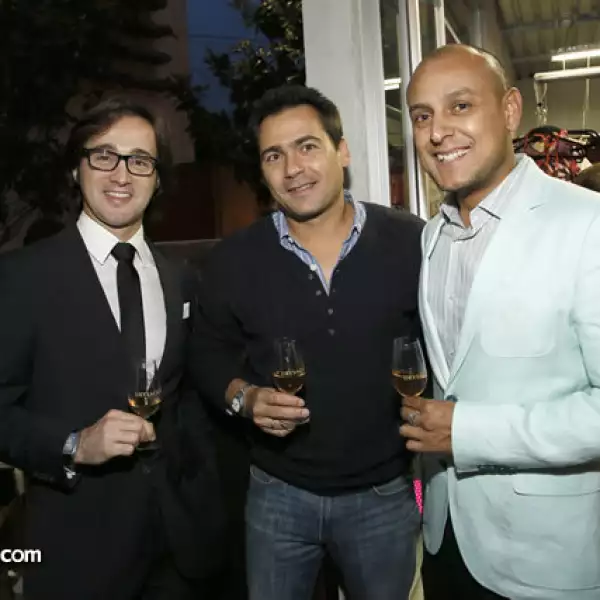 Sergio Vázquez,Cristóbal González y Jesús Franco