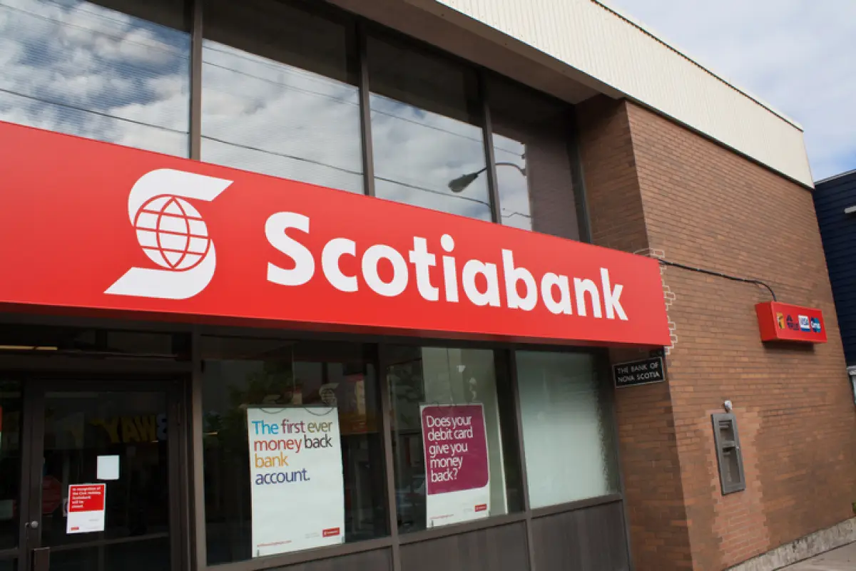 Scotiabank Logo on an Exterior Sign