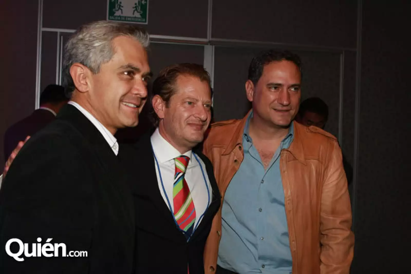 Miguel Ángel Mancera, Leopoldo Hirson y Alejandro Soberón