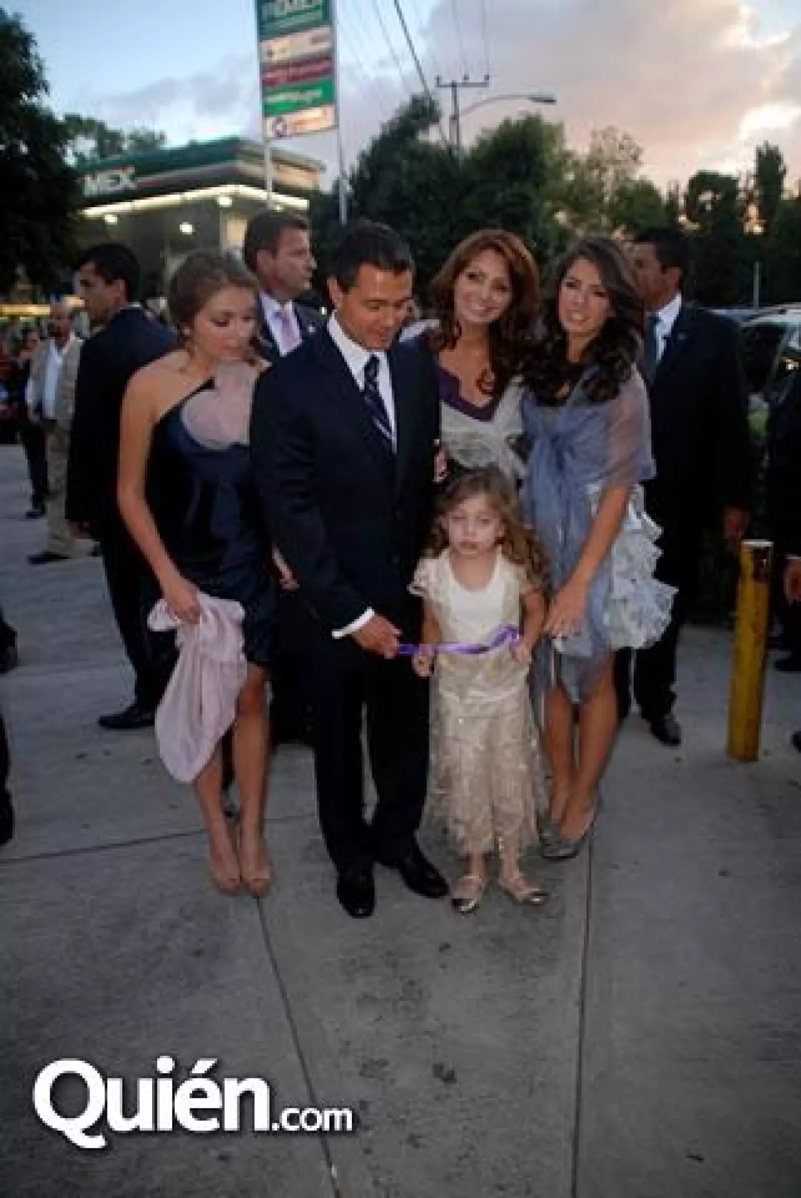 Sofía Castro,Regina Castro,Enrique Peña Nieto,Angélica Rivera,Paulina Peña