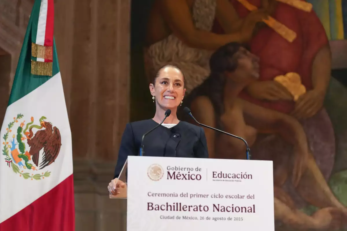 Claudia Sheinbaum inaugura el nuevo Bachillerato Nacional