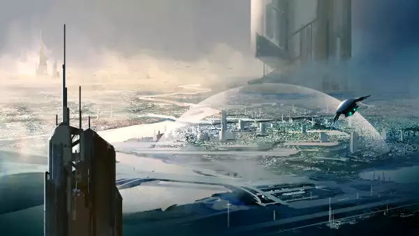 Science fiction scene.