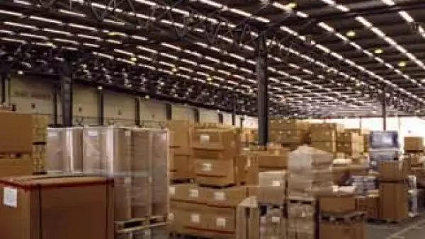 Bodega, almac�n, cajas, mercanc�as,