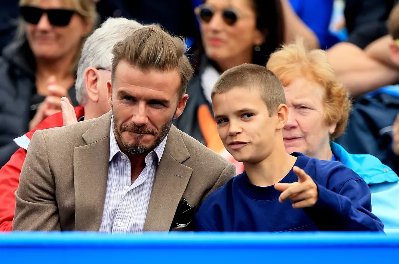 David Beckham da el mejor regalo del mundo a su hijo, Romeo.