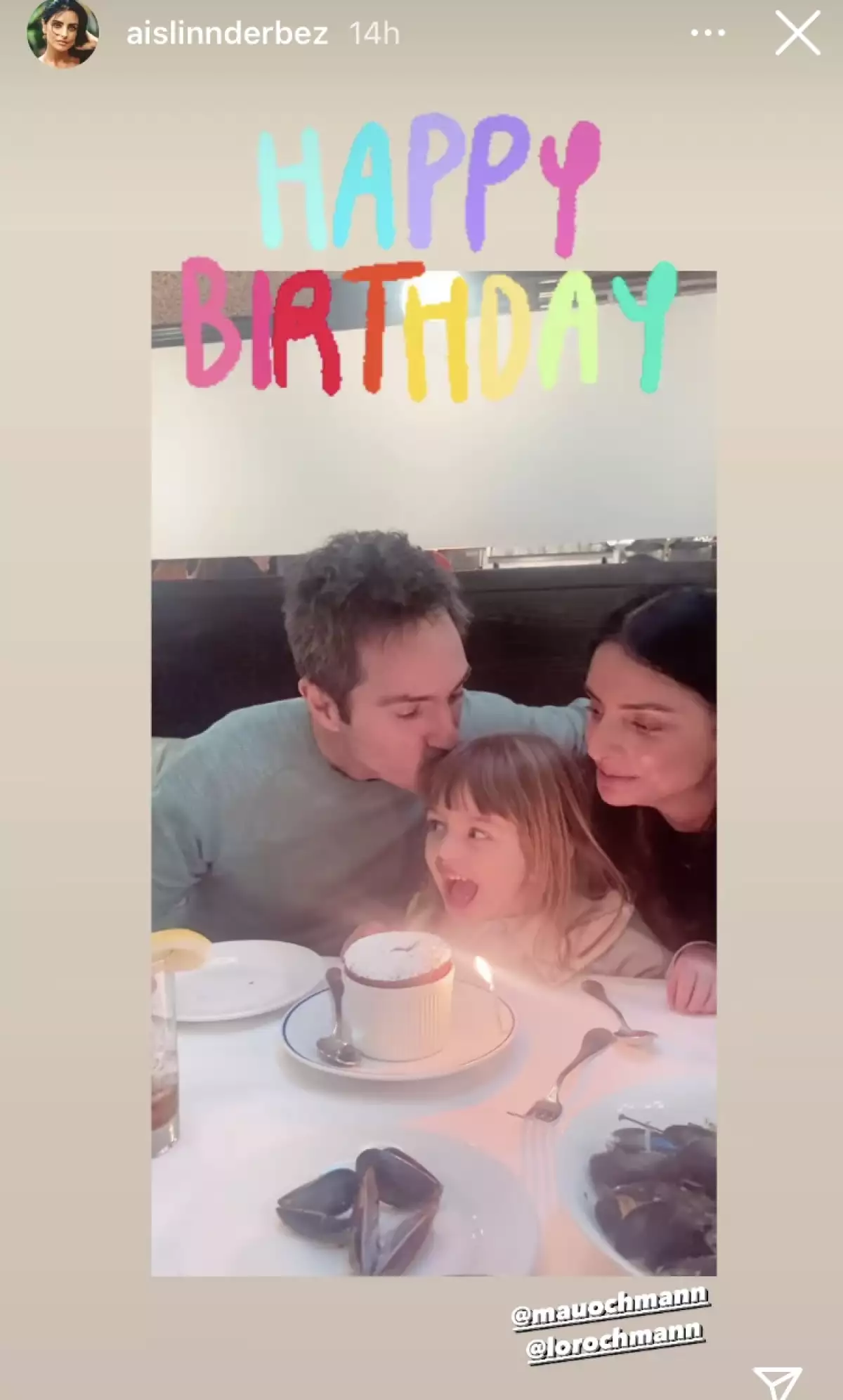 Aislinn Derbez y Mauricio Ochmann