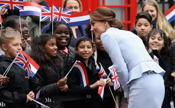 Kate Middleton en su visita de un día a Netherlands