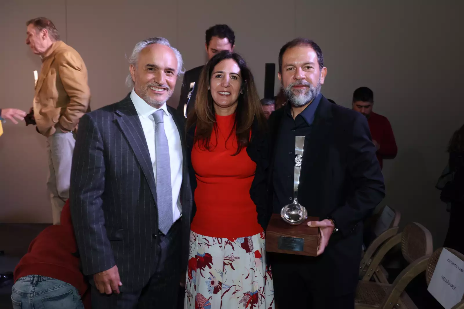 Nicolás Vale, Olga Limón y Enrique Olvera